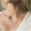 Colar Cruz & Coroa - Banhado a Ouro 18K