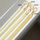 Colar de Malha Banhado a Ouro 18k