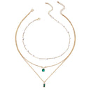 Colar Feminino Triplo Evergreen