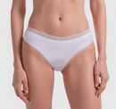 Kit 05 à 20 Calcinhas de Algodão Canelado com Renda fio conforto - Liana
