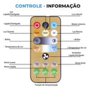 Ventilador de Teto Inteligente Com Led e Controle