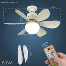 Ventilador de Teto Inteligente Com Led e Controle
