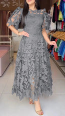 Vestido Feminino de Renda Anaju